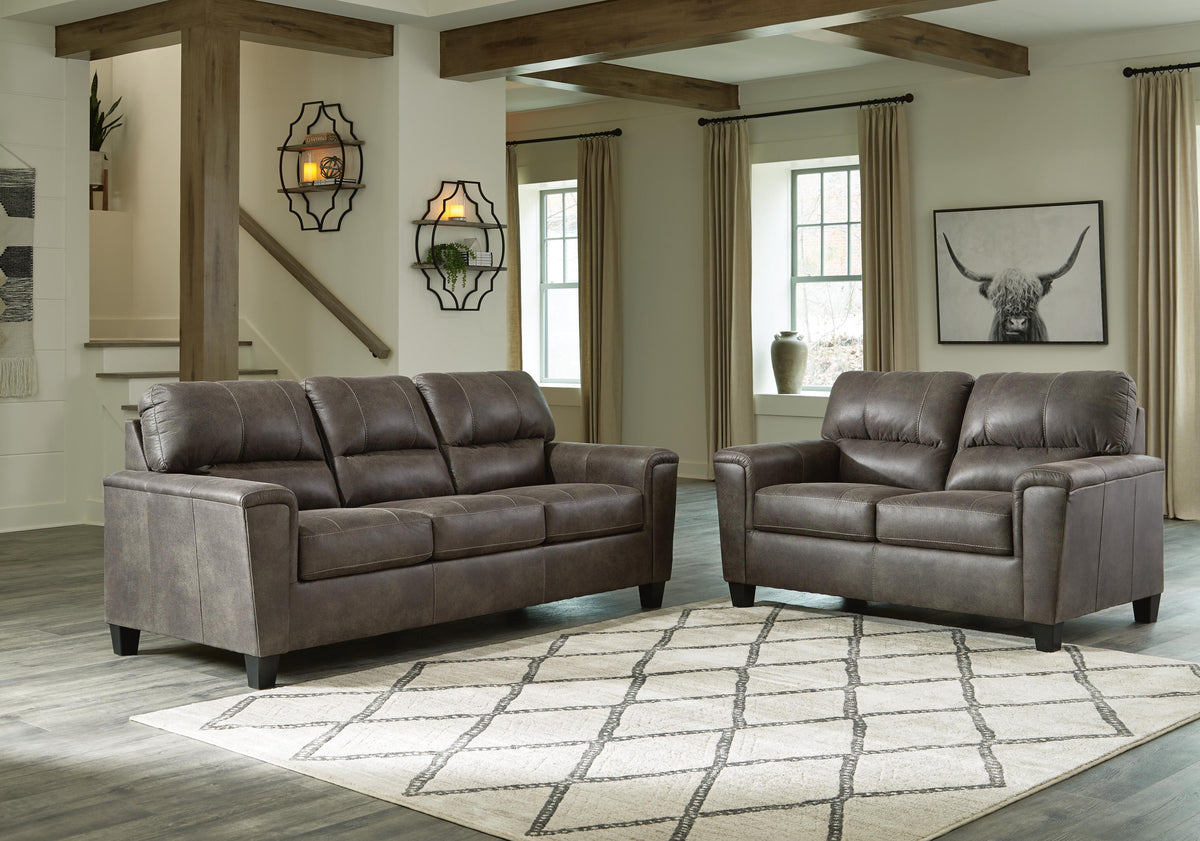 Navi Sofa and Loveseat (94002-SI) - Image 2