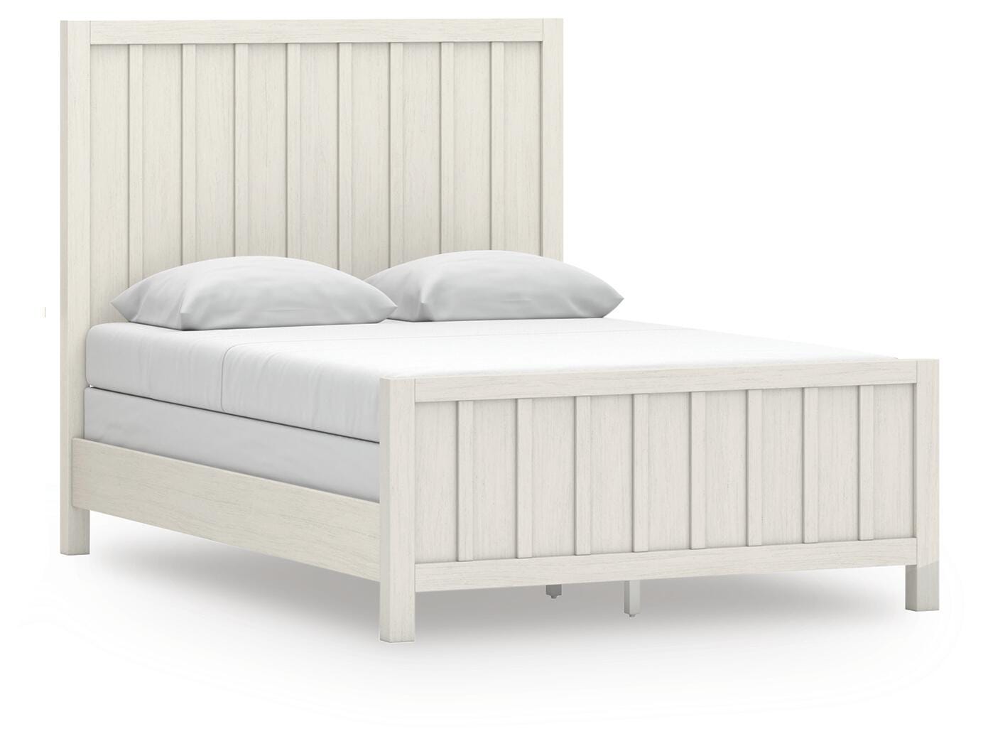 Shaybrock Panel Bed, Dresser, Mirror and Nightstand (B683-SI) - Image 4