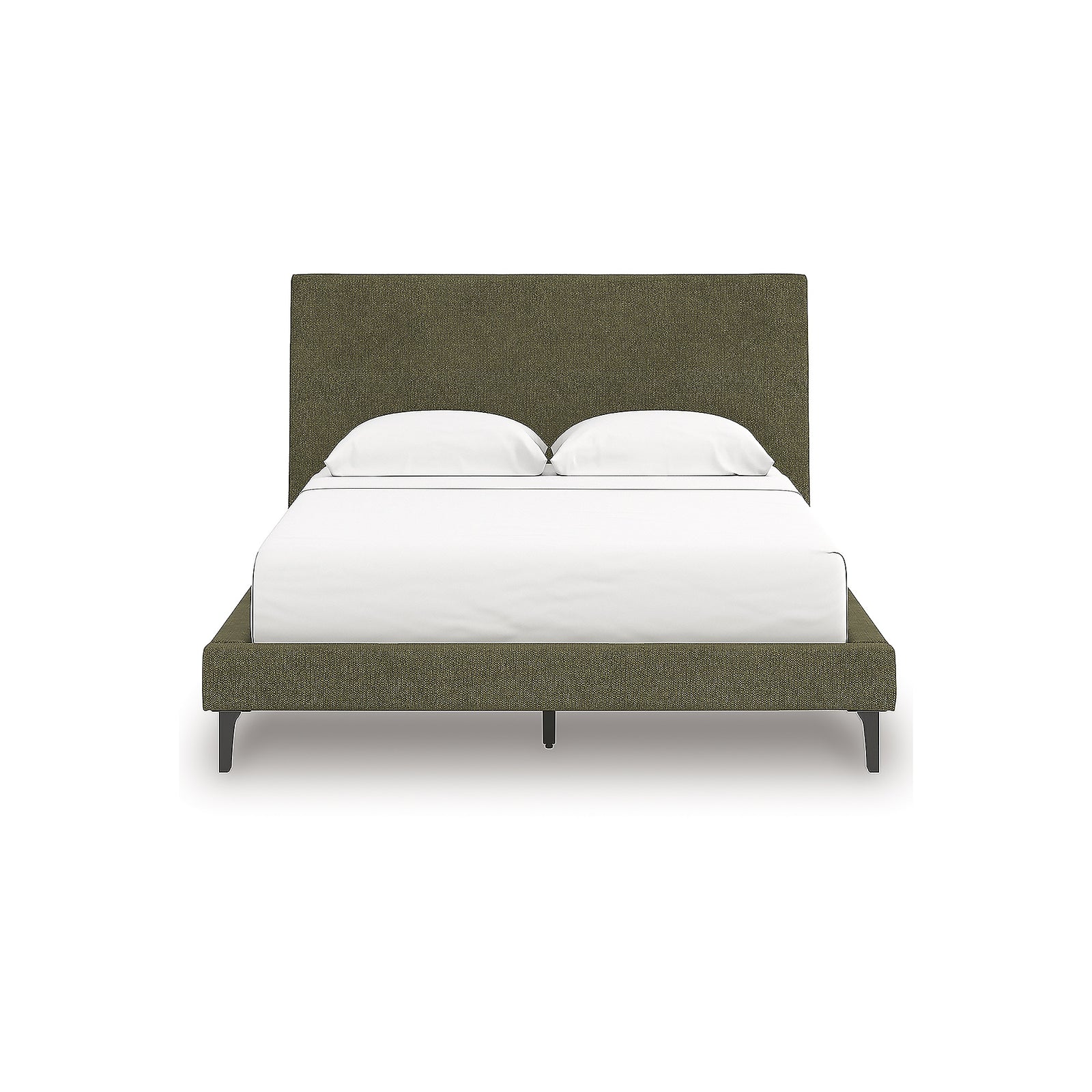 Chirason Queen Upholstered Bed with Roll Slats (PCB3367-SI) - Image 3