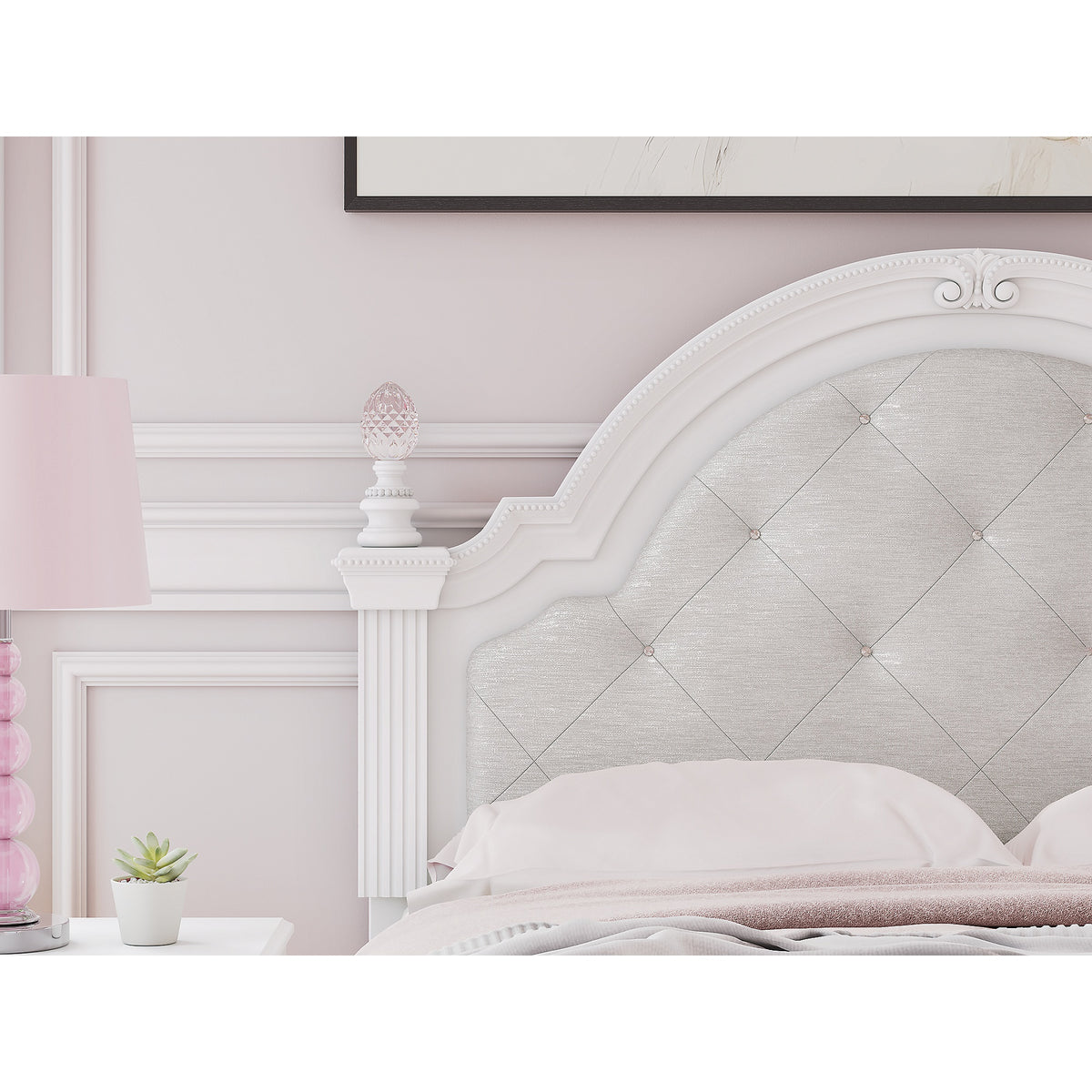 Kozlani Full Upholstered Panel Bed (PCB1819-SI) - Image 12