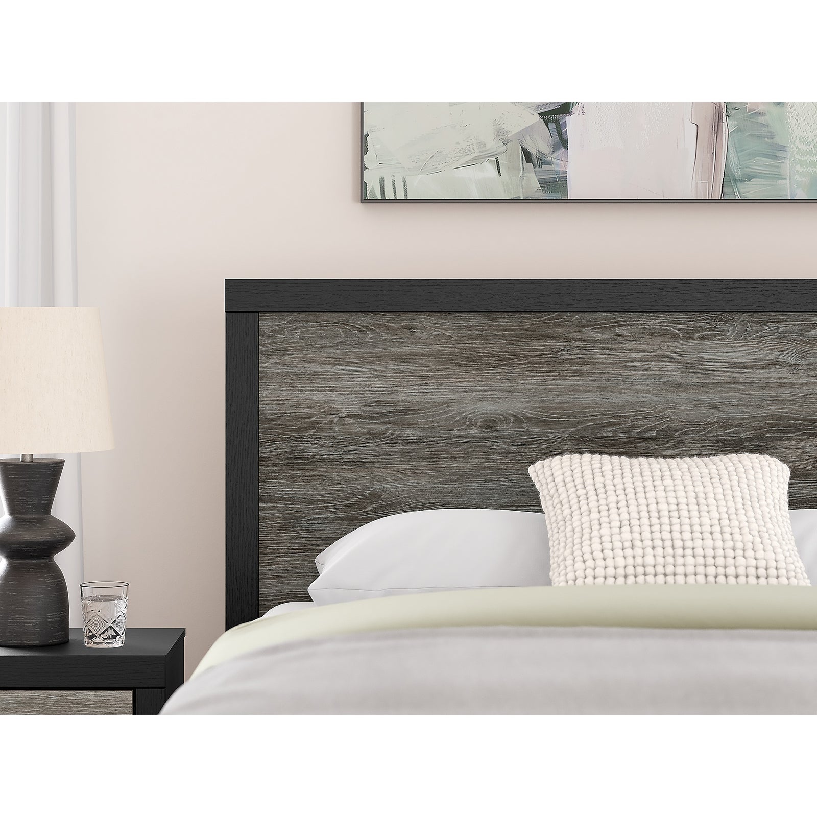 Broachmyn Queen Panel Bed, Dresser and Mirror (PCB1118-SI) - Image 18