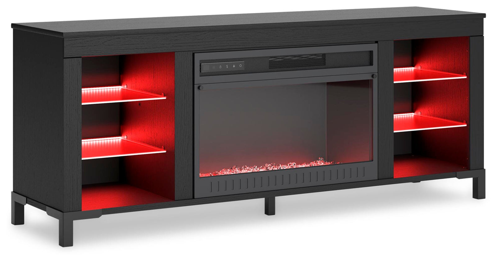 Cayberry 60 TV Stand with Electric Fireplace (W2721-SI) - Image 5
