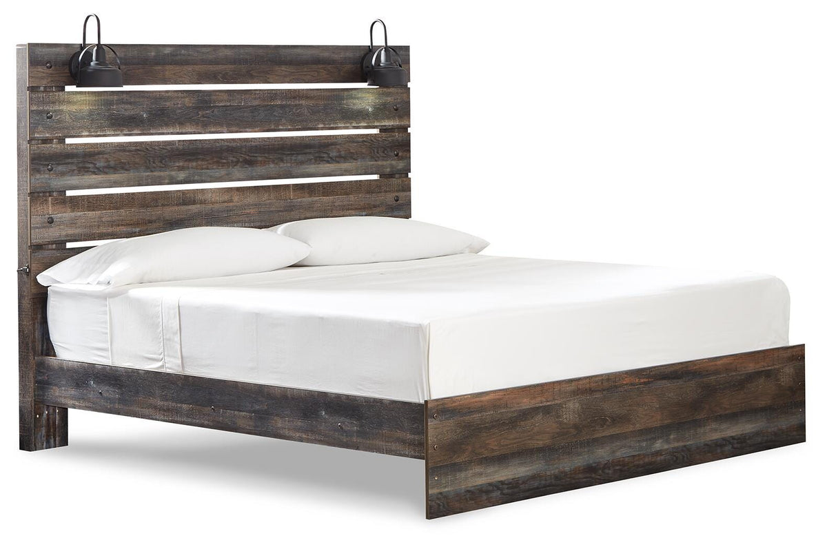 Drystan Panel Bed, Dresser and Mirror - Multi  (B211-SI) - Image 3