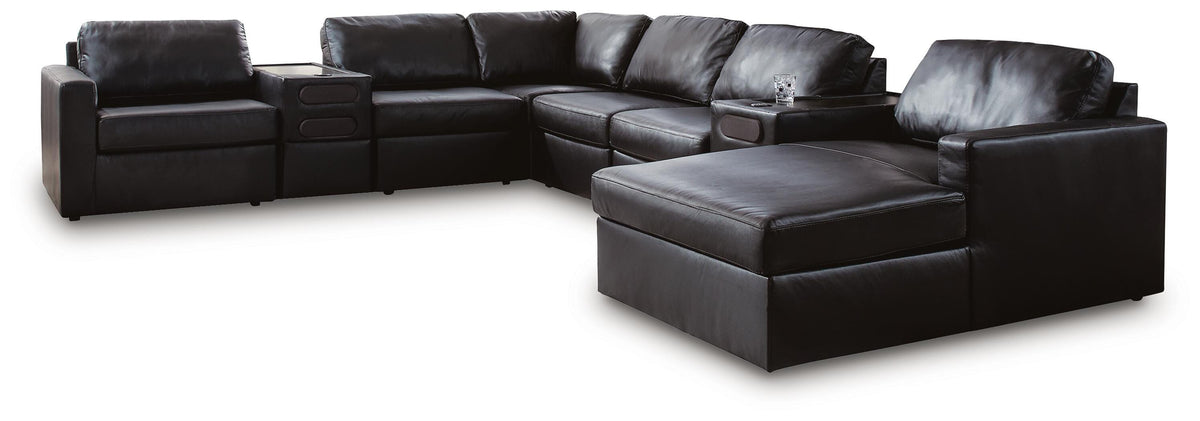 Modmax II 8-Piece Sectional with Chaise and Audio Consoles (74305-SI)