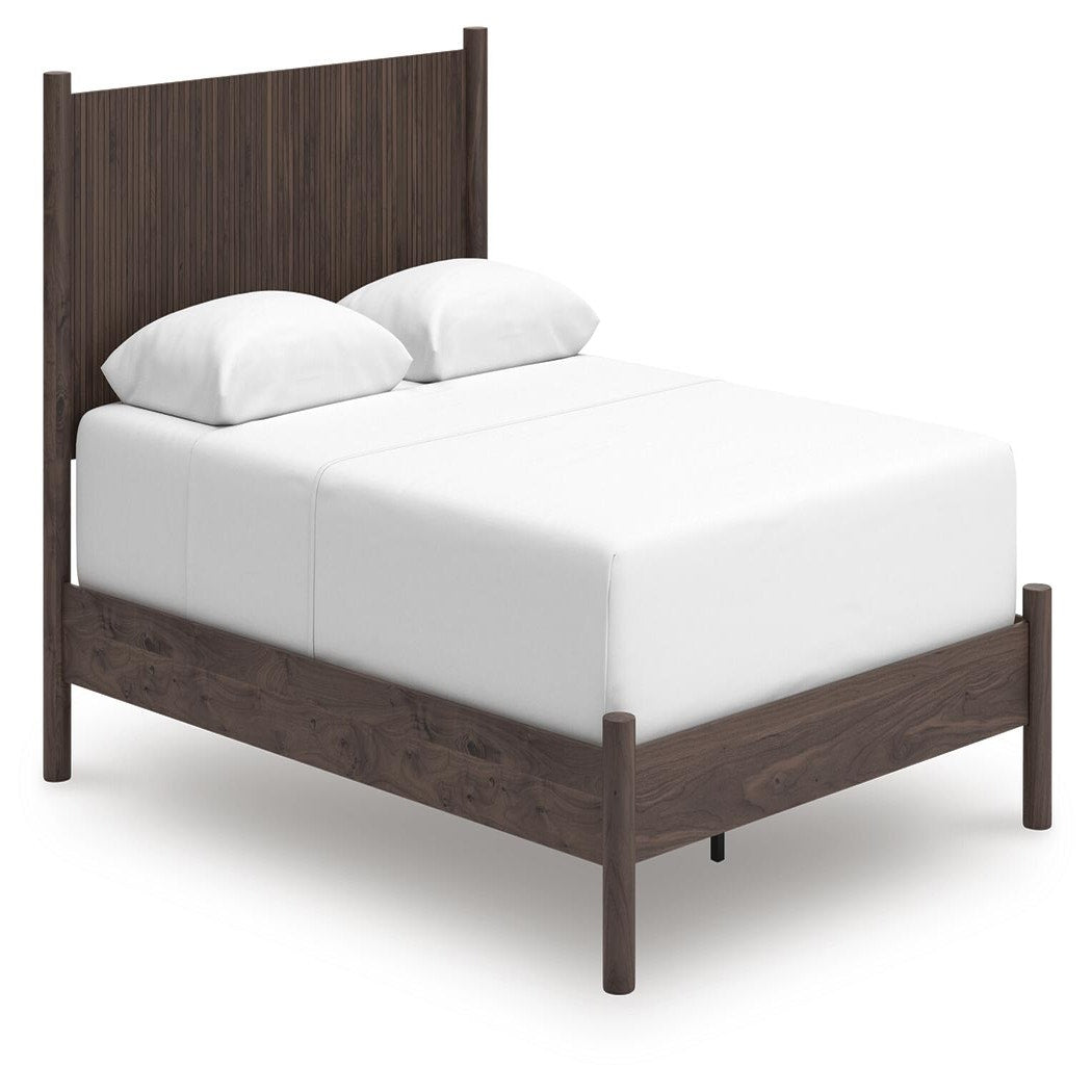 Pamytta Queen Panel Bed, Dresser, Mirror and Nightstand (PCB2614-SI) - Image 2