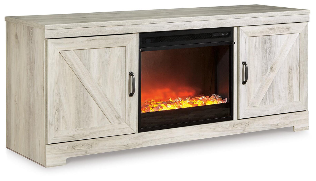 Bellaby 63 TV Stand with Fireplace (W331-SI)