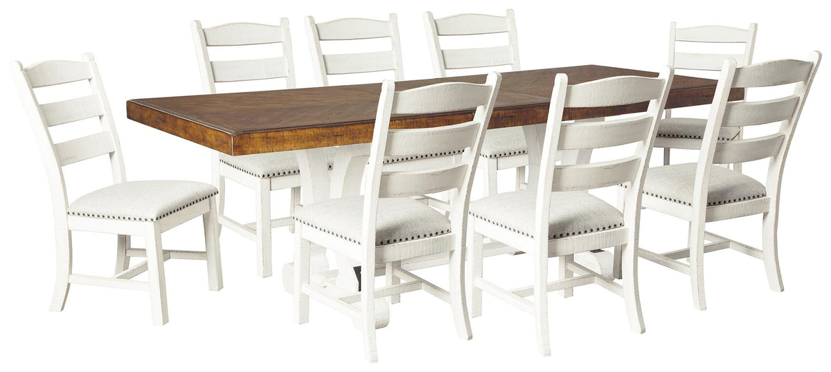 Valebeck Dining Table and 8 Chairs (D546-SI) - Image 4