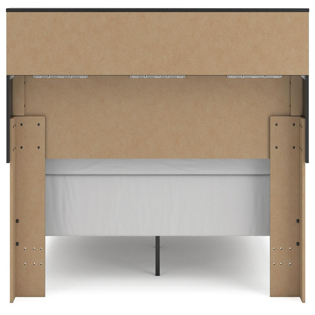 Broachmyn Lighted King Bookcase Headboard (PCB1118-SI) - Image 31
