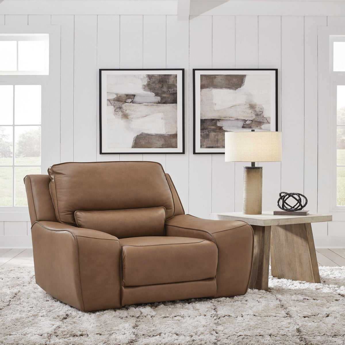 DeepWakes Power Reclining Loveseat with Console (PCU62606-SI) - Image 3