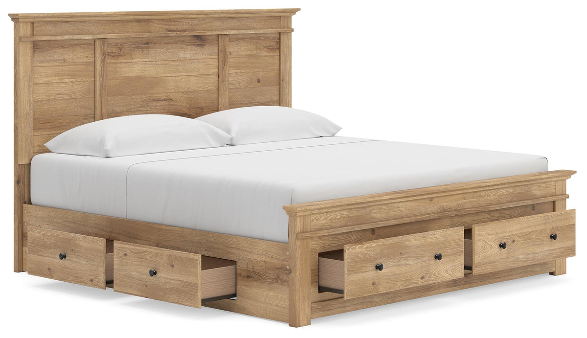 Makidern King Panel Storage Bed (PCB1170-SI) - Image 5