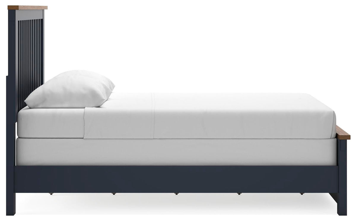 Landocken Panel Bed - Brown/Blue  (B414-SI) - Image 7