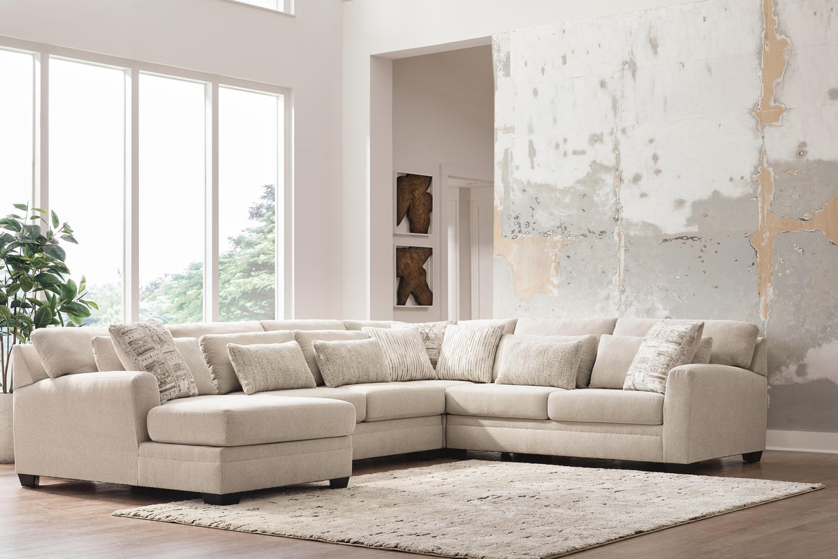 Mandi Point 4-Piece Sectional with Chaise (62606-SI) - Image 2