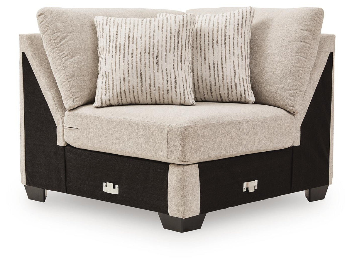Mandi Point Right-Arm Facing Loveseat (62606-SI) - Image 11