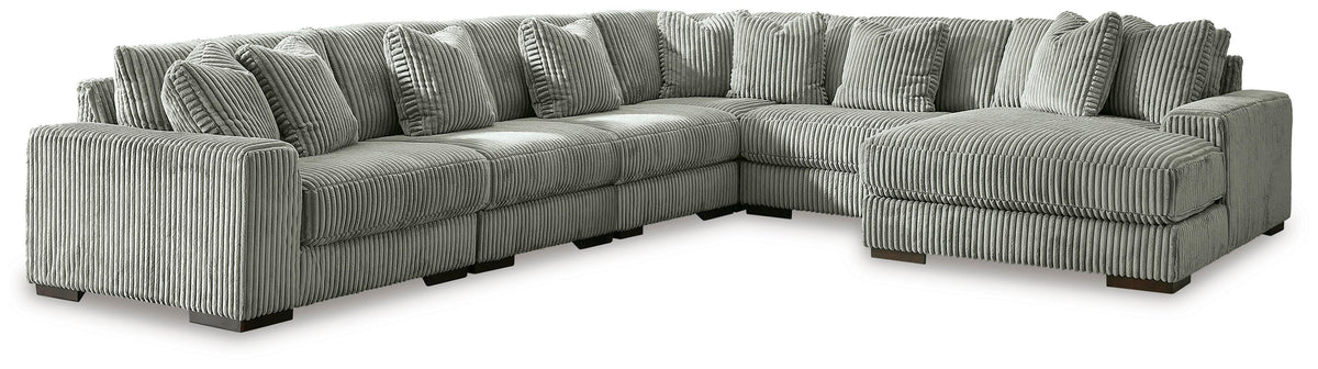 Lindyn 6-Piece Sectional with Chaise (21105-SI) - Image 2