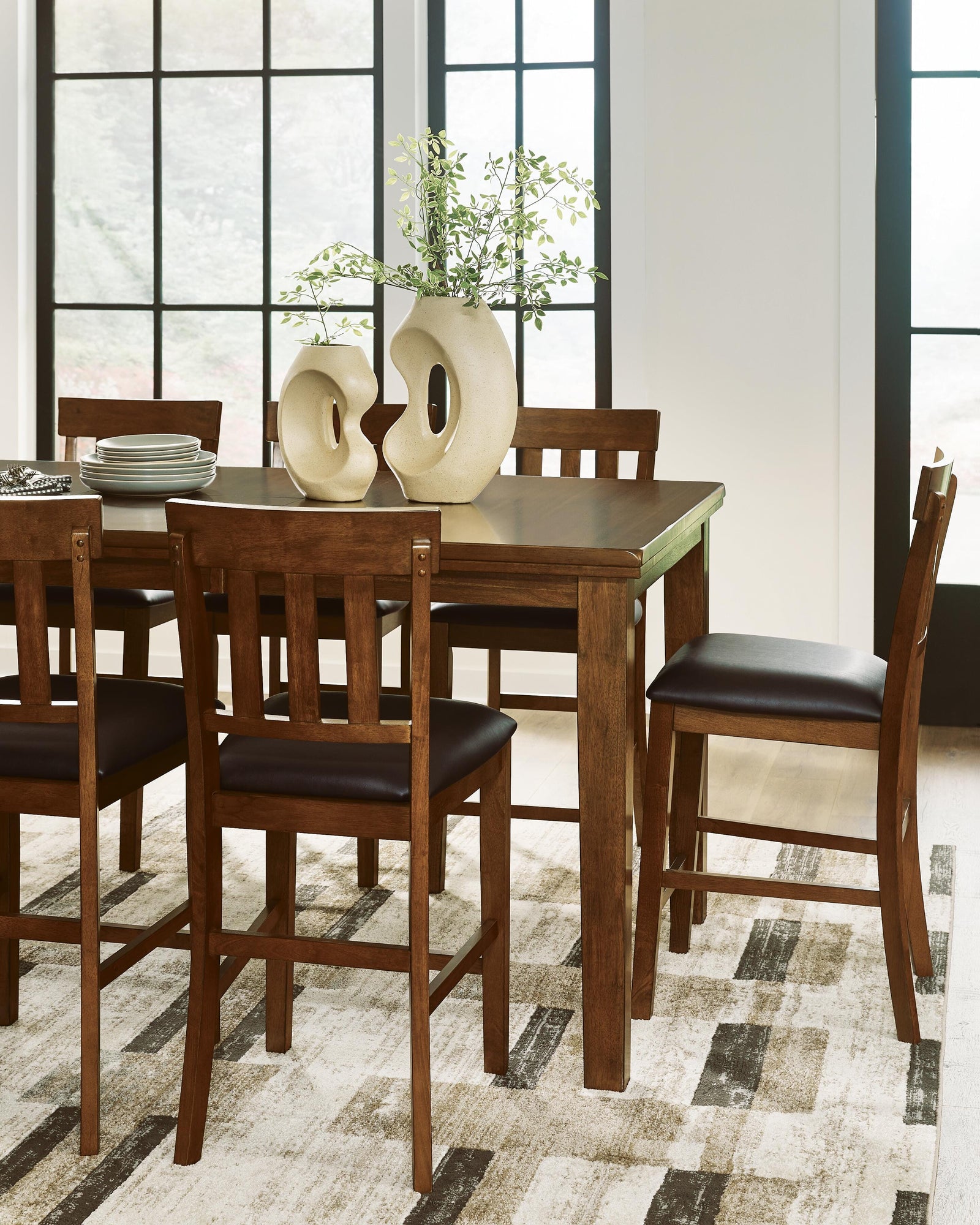 Ralene Counter Height Dining Table and 4 Barstools (D594-SI) - Image 15