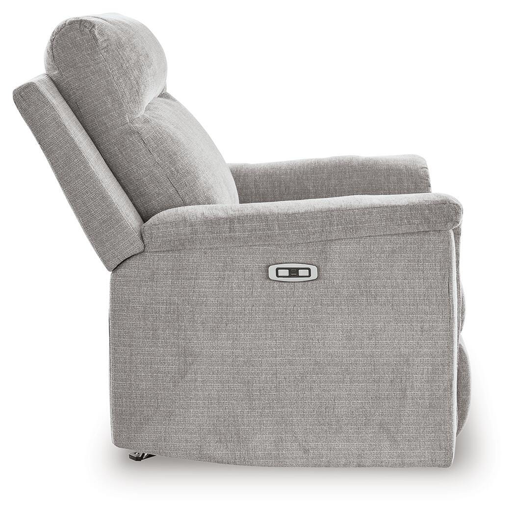 Barnsana Power Reclining Loveseat with Console (33201-SI) - Image 6