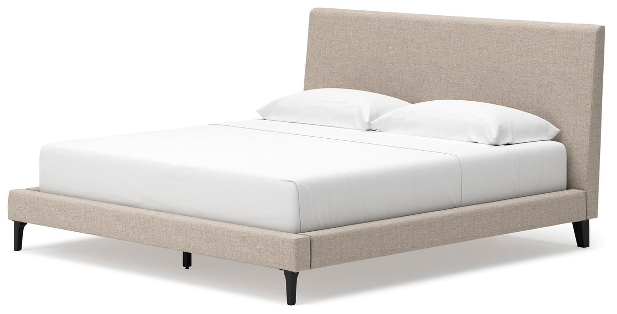 Cielden Upholstered Bed with Roll Slats - Soft Gray  (B1199-SI) - Image 24