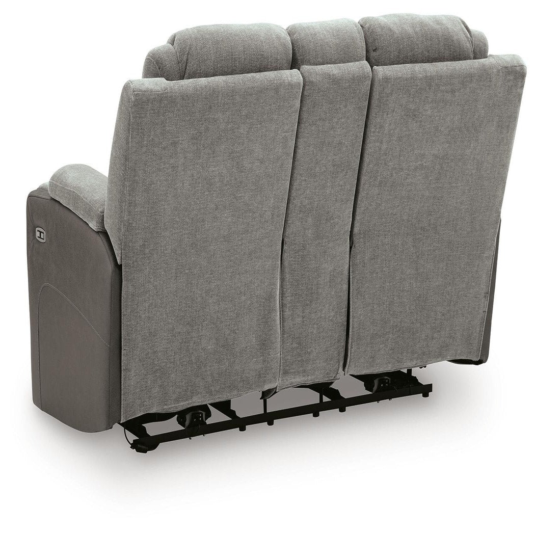 Mixed Motion Power Reclining Loveseat with Console (PC83505-SI) - Image 5