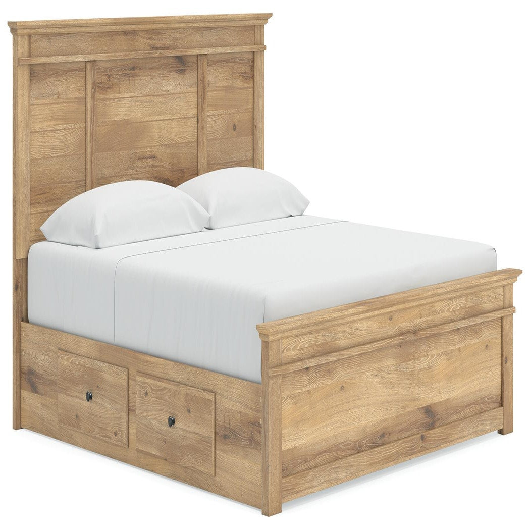 Makidern King Panel Storage Bed (PCB1170-SI)