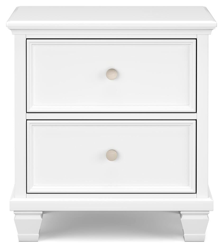 Fortman Panel Bed, Dresser, Mirror, Chest and Nightstand - White  (B680-SI) - Image 23