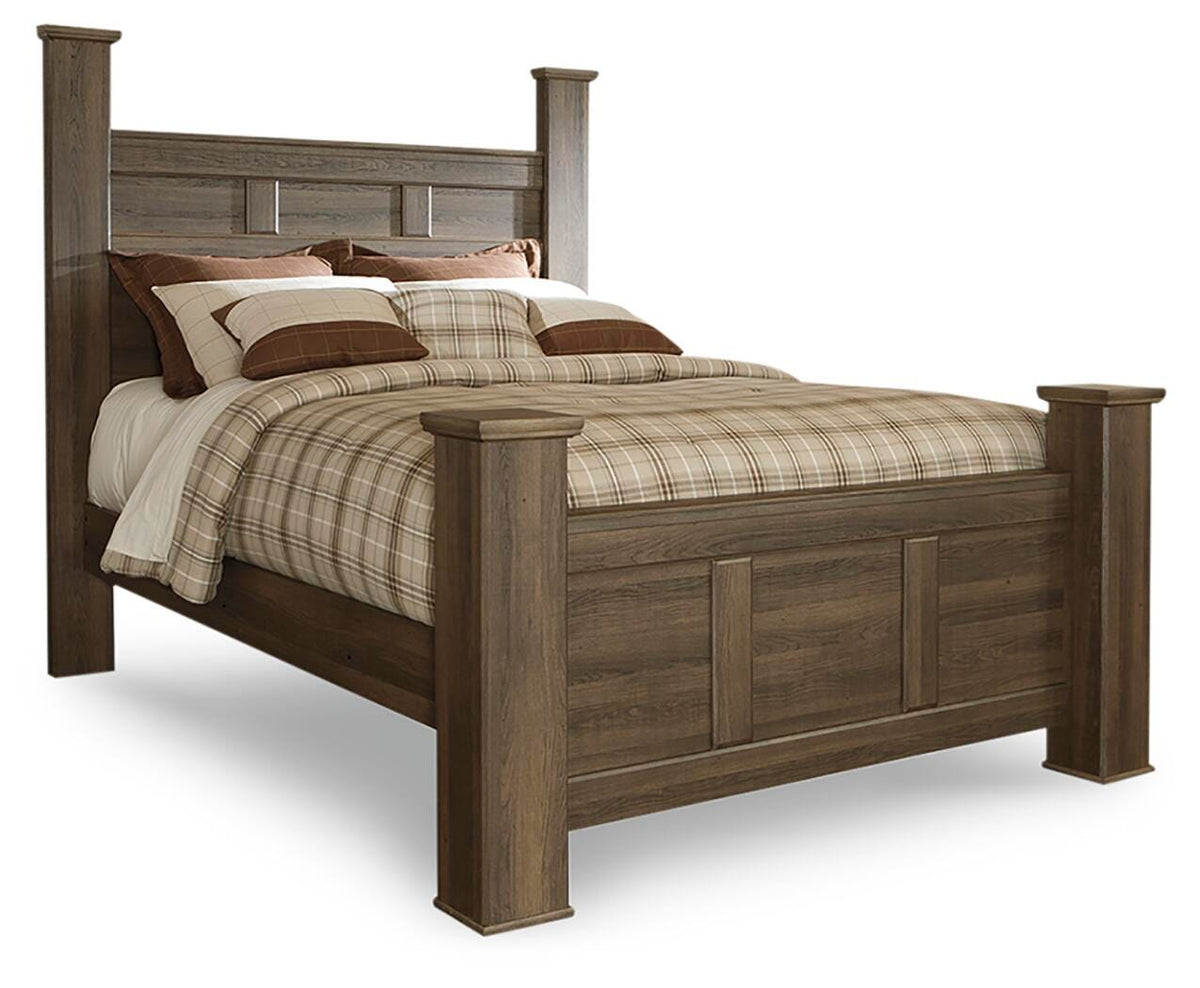Juararo Poster Bed and 2 Chests - Dark Brown  (B251-SI) - Image 3