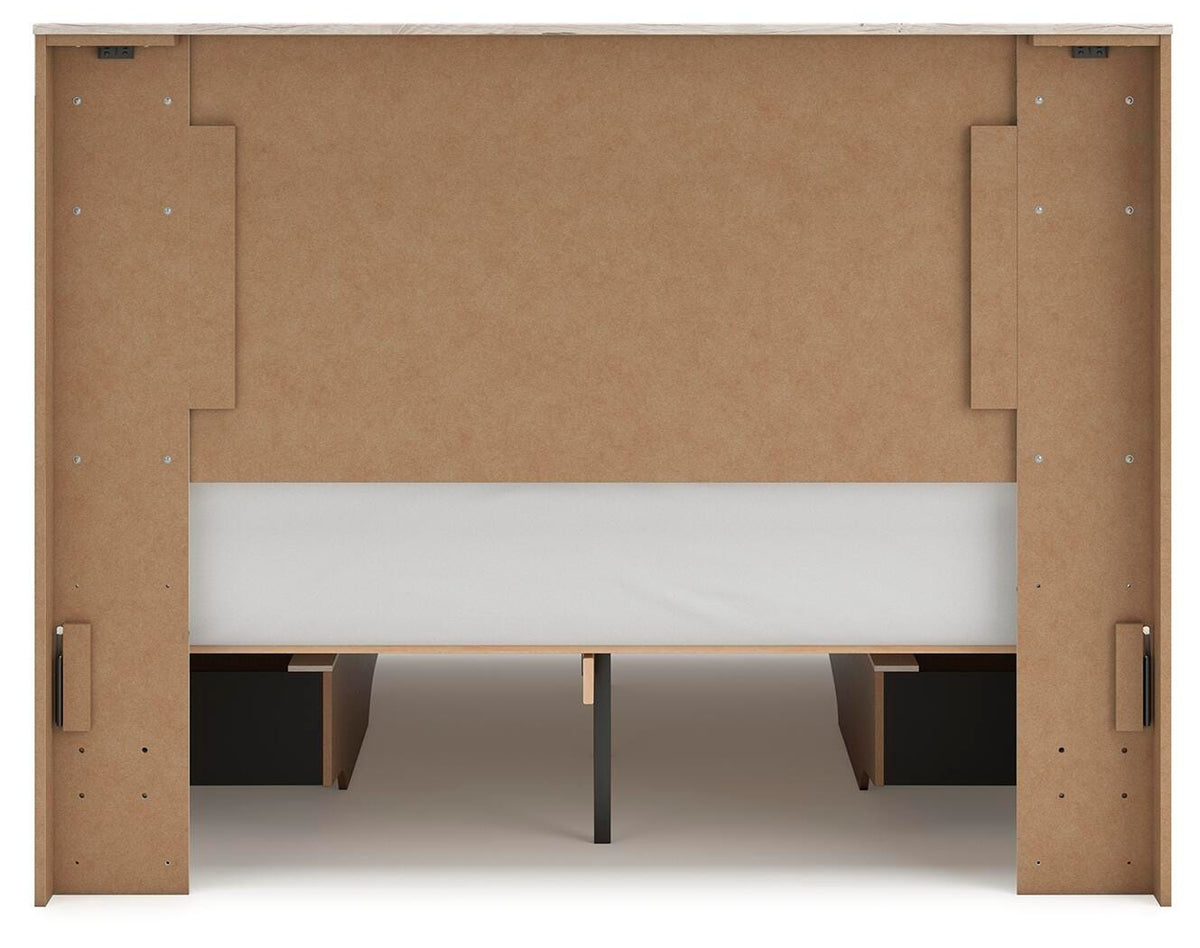 Lawroy Panel Bed with Storage (Youth) - Light Natural  (B2310-SI) - Image 7