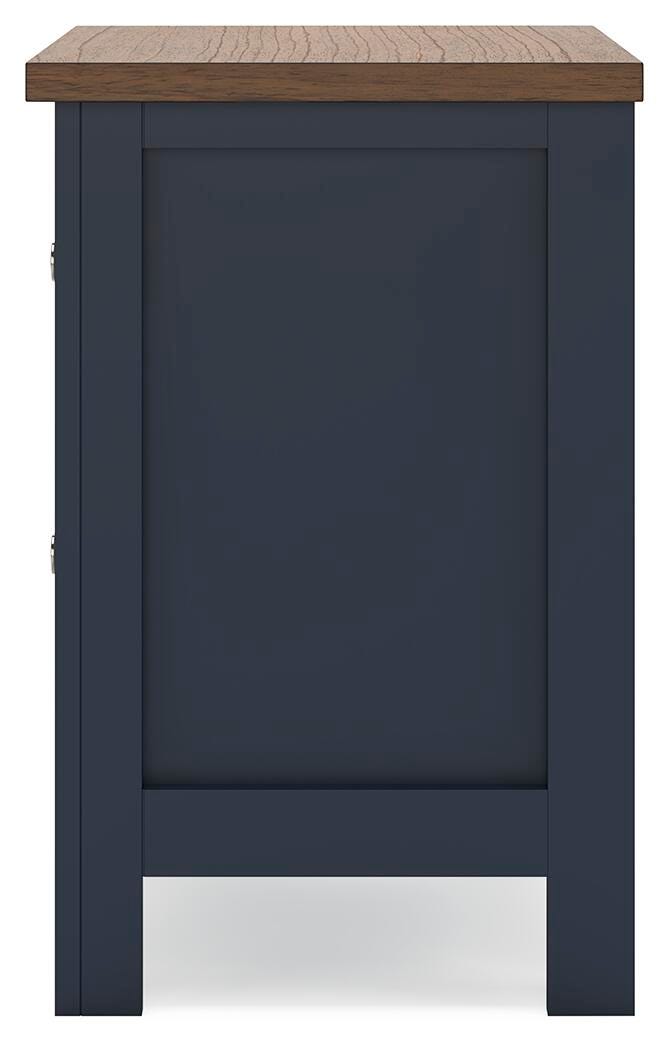 Landocken Nightstand - Brown/Blue  (B414-SI) - Image 6