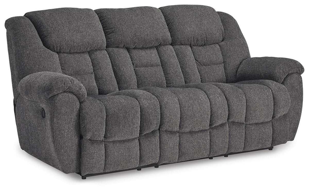 Foreside Reclining Loveseat with Console (38104-SI) - Image 7