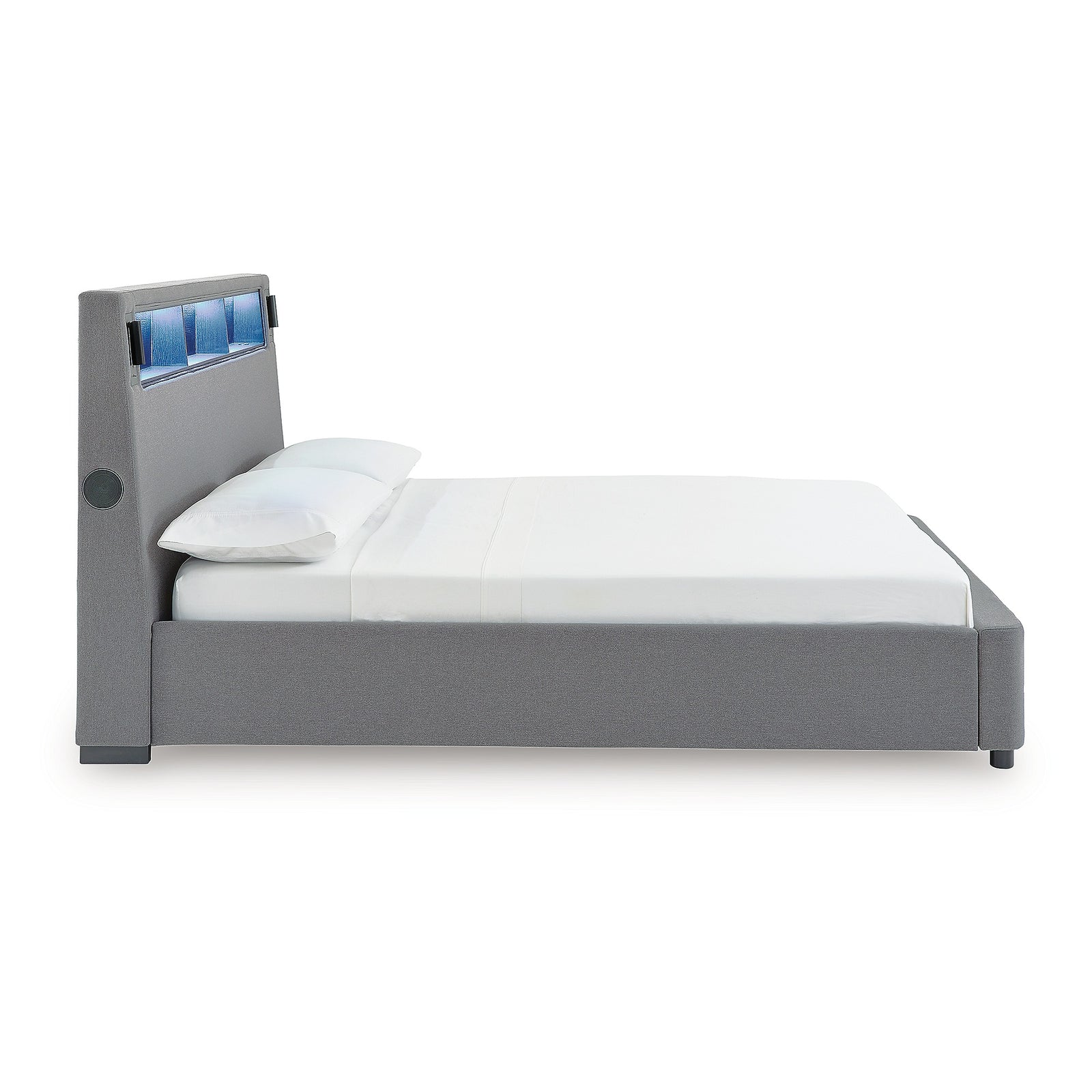 Verishaw California King Upholstered Bed (PCB2721-SI) - Image 8