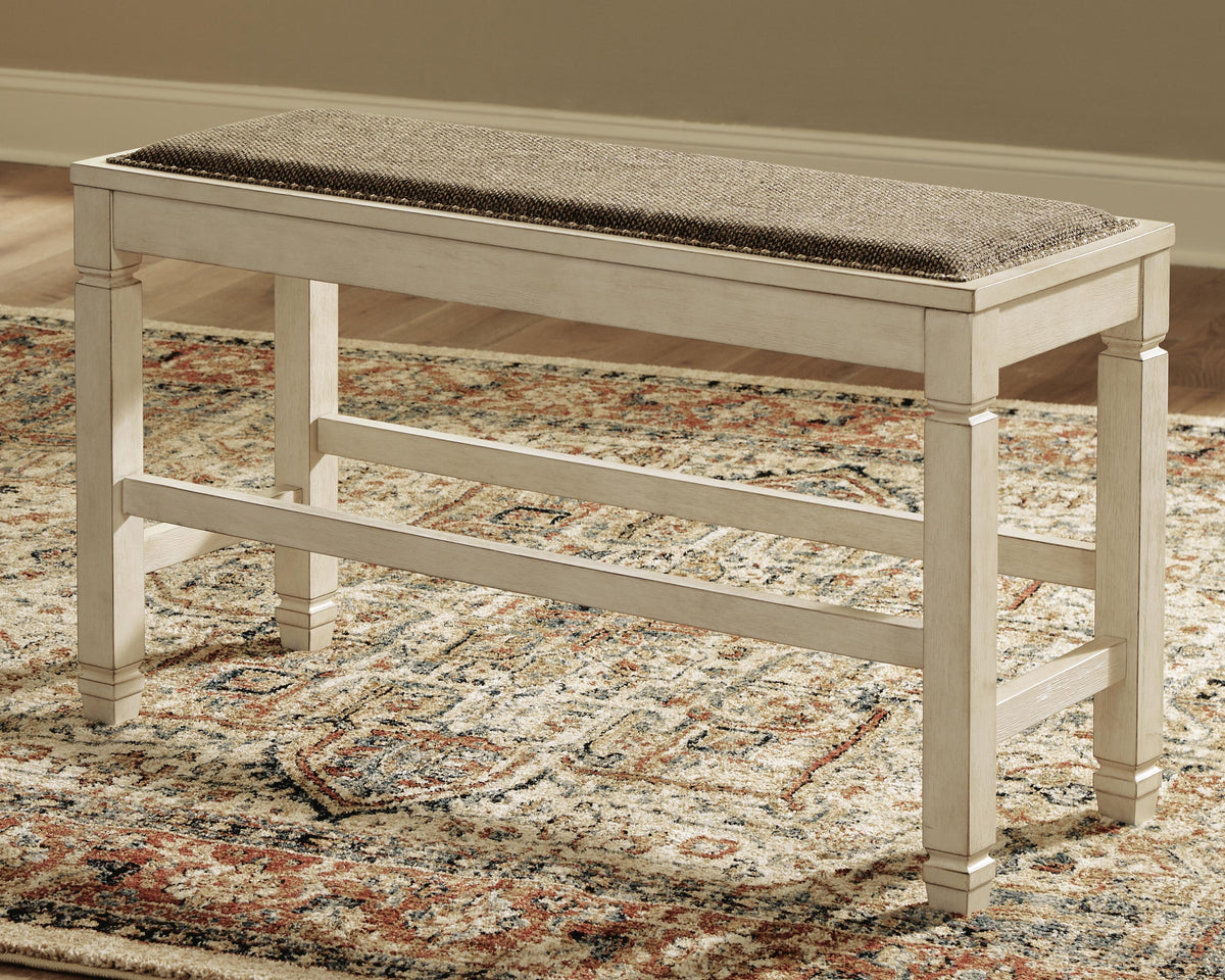 Bolanburg Counter Height Dining Table, 4 Barstools, Bench and Server (D647-SI) - Image 28