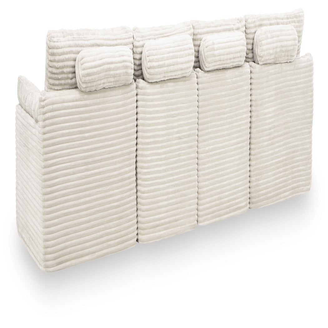 Fannin 4-Piece Sectional with Ottoman (PC84304-SI) - Image 2