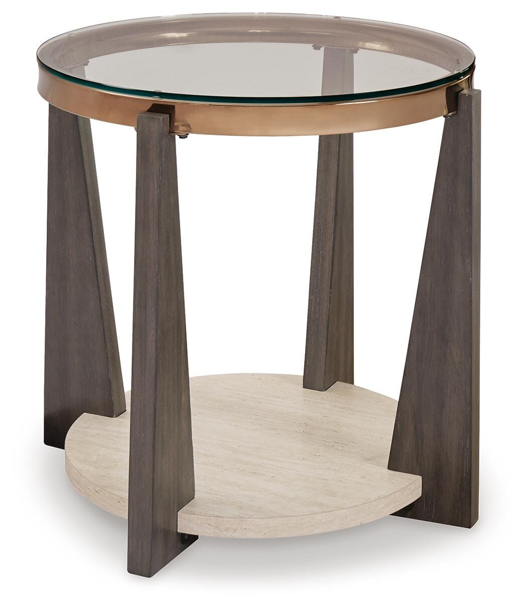 Frazwa End Table - Multi  (T432-SI)