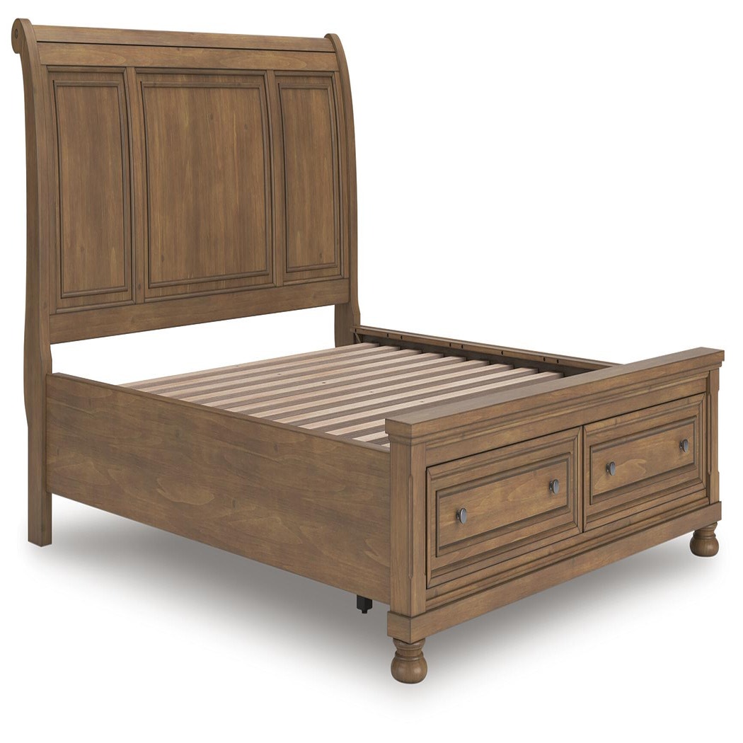 Feddinger California King Storage Sleigh Bed (PCB779-SI) - Image 2