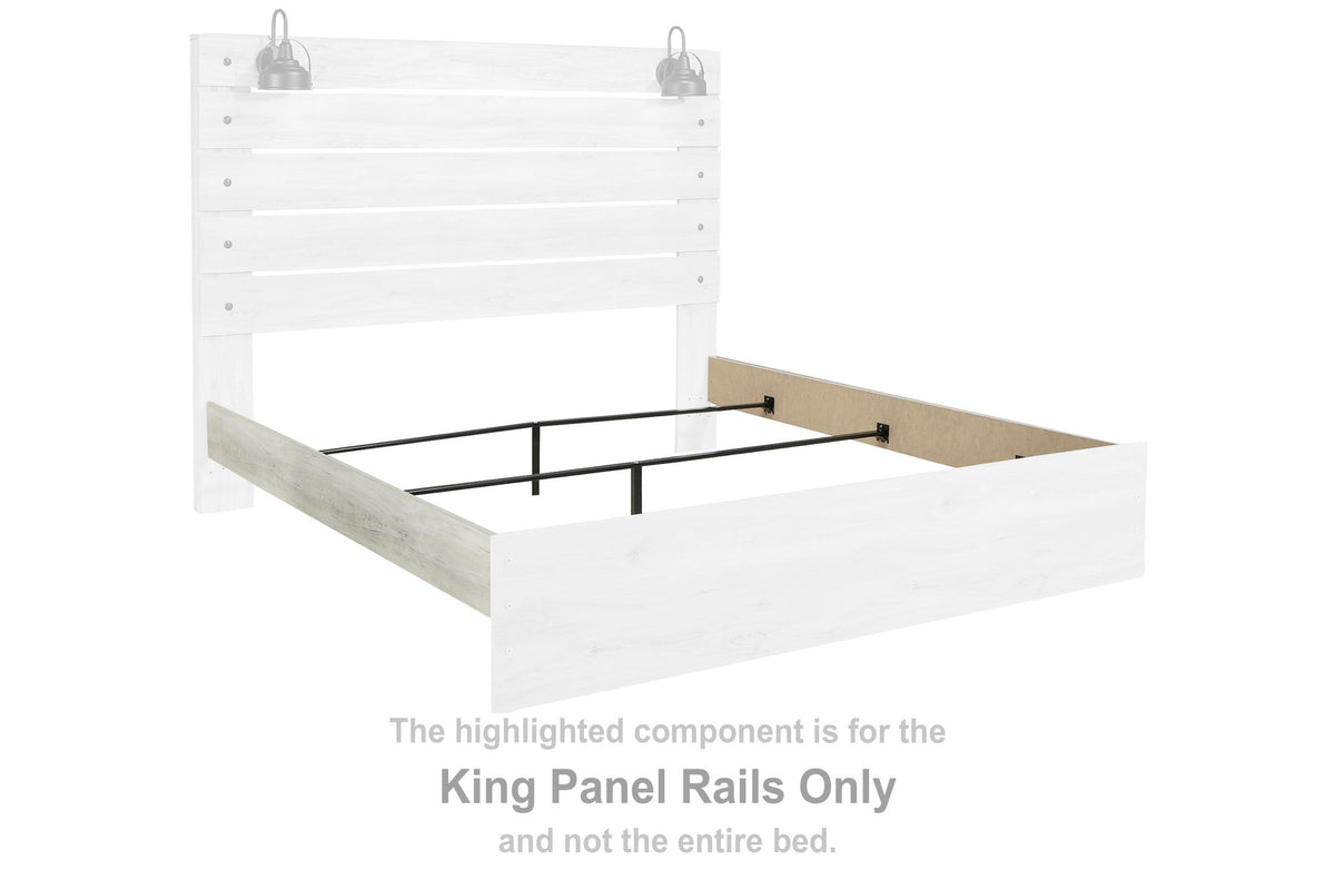 Cambeck Panel Rails - Whitewash  (B192-SI)