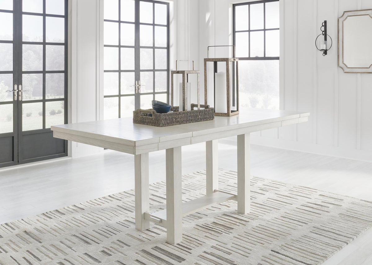 Robbinsdale Counter Height Table and 8 Barstools (D642-SI) - Image 15