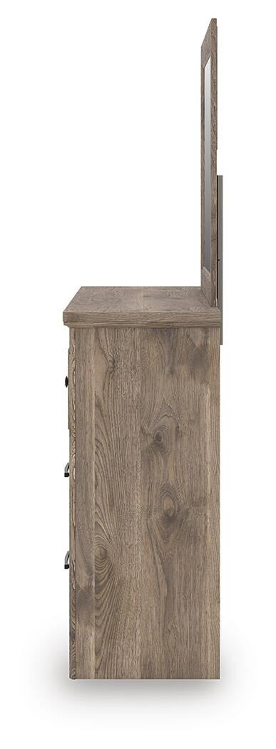 Rusticott King Poster Bed, Dresser, Mirror and Nightstand (PCB2260-SI) - Image 7