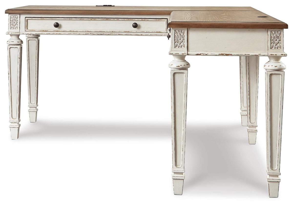 Realyn Home Office Desk and Bookcase (H743-SI) - Image 2