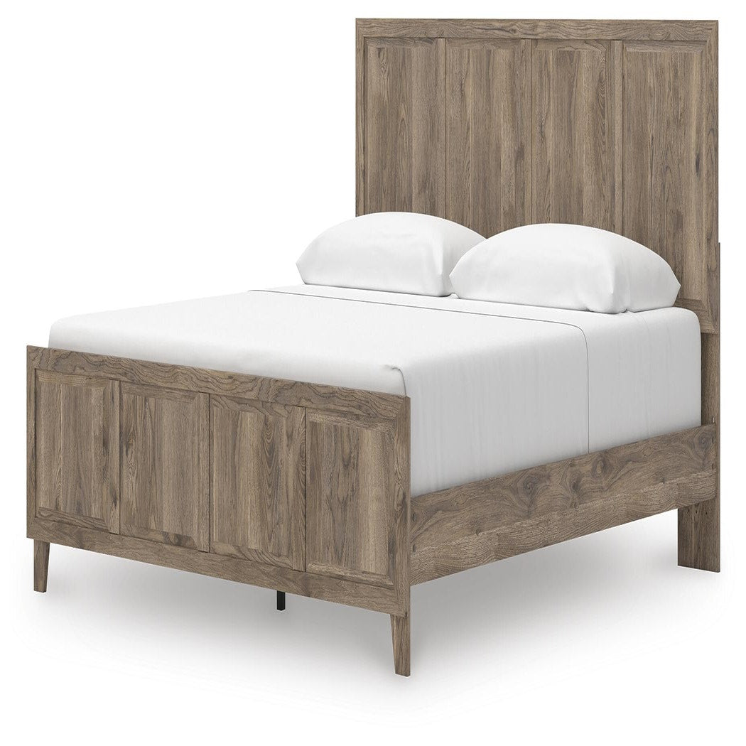 Rusticott King Panel Bed, Dresser, Mirror and Nightstand (PCB2260-SI) - Image 14