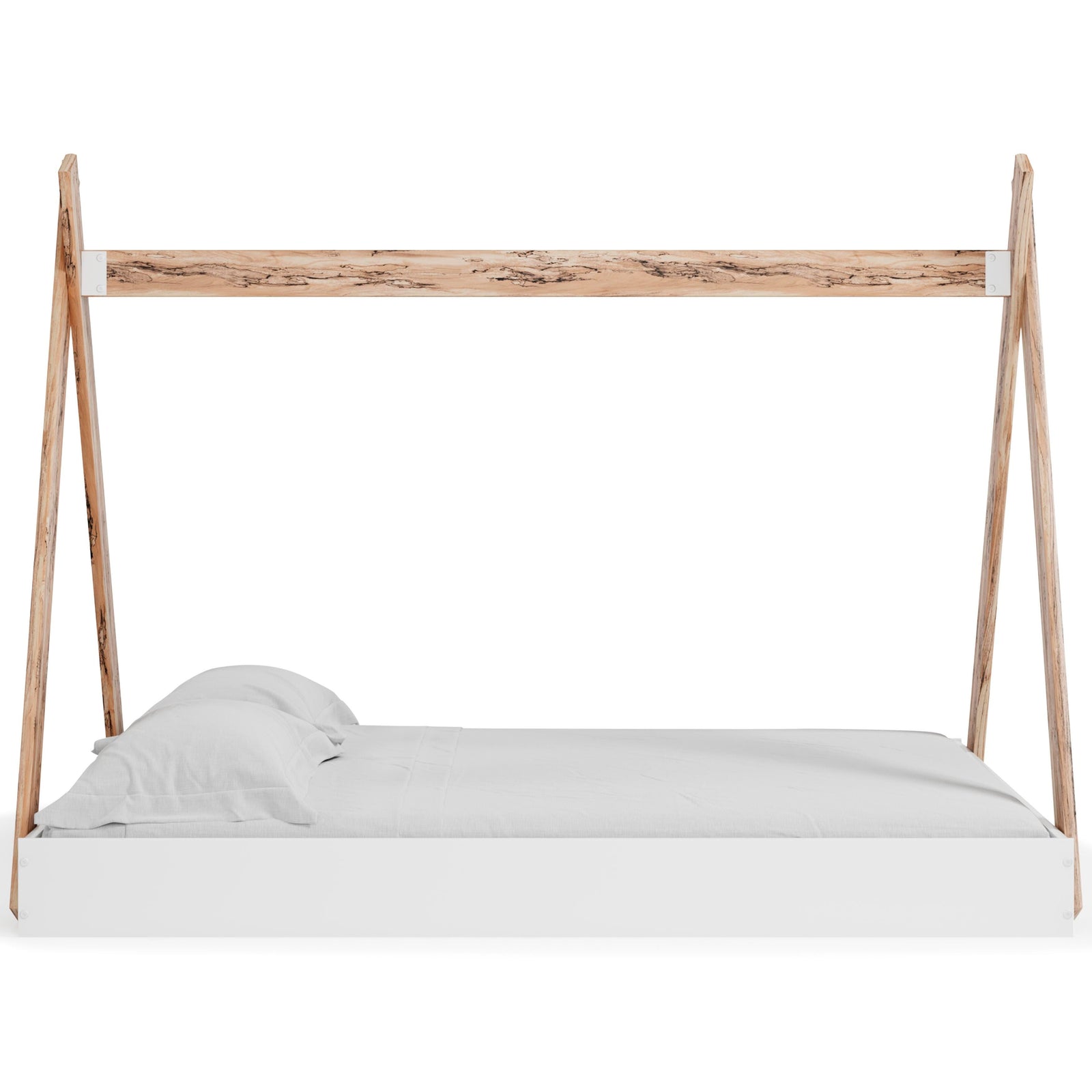 Piperton Tent Complete Bed in Box (Youth) - Two-tone Brown/White  (EB1221-SI) - Image 5