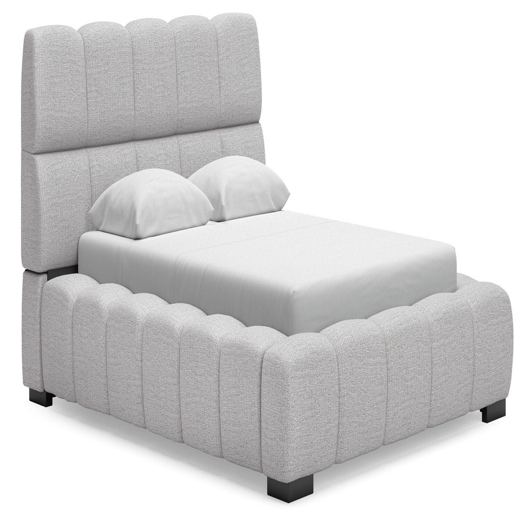 Grendusk Queen Upholstered Bed (PCB584-SI)