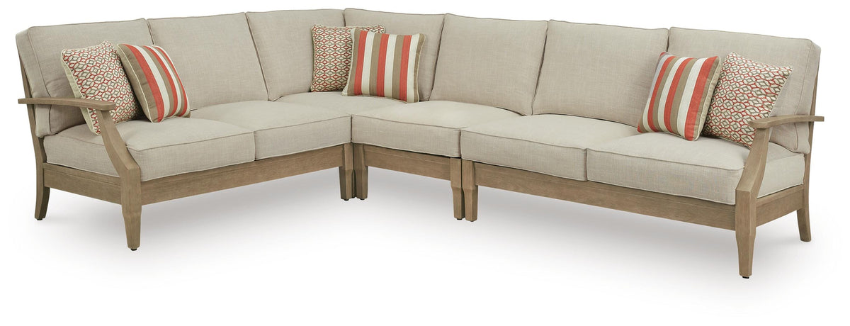 Clare View 4-Piece Outdoor Sectional (P801-SI)