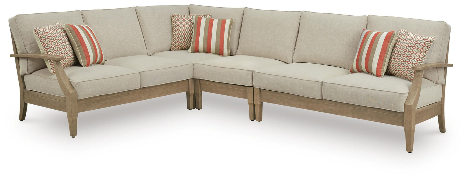 Clare View 4-Piece Outdoor Sectional (P801-SI)
