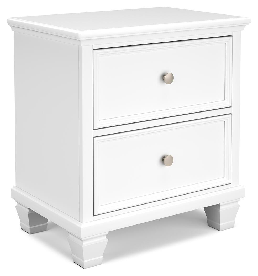 Fortman Panel Bed, Dresser, Mirror, Chest and Nightstand - White  (B680-SI) - Image 24