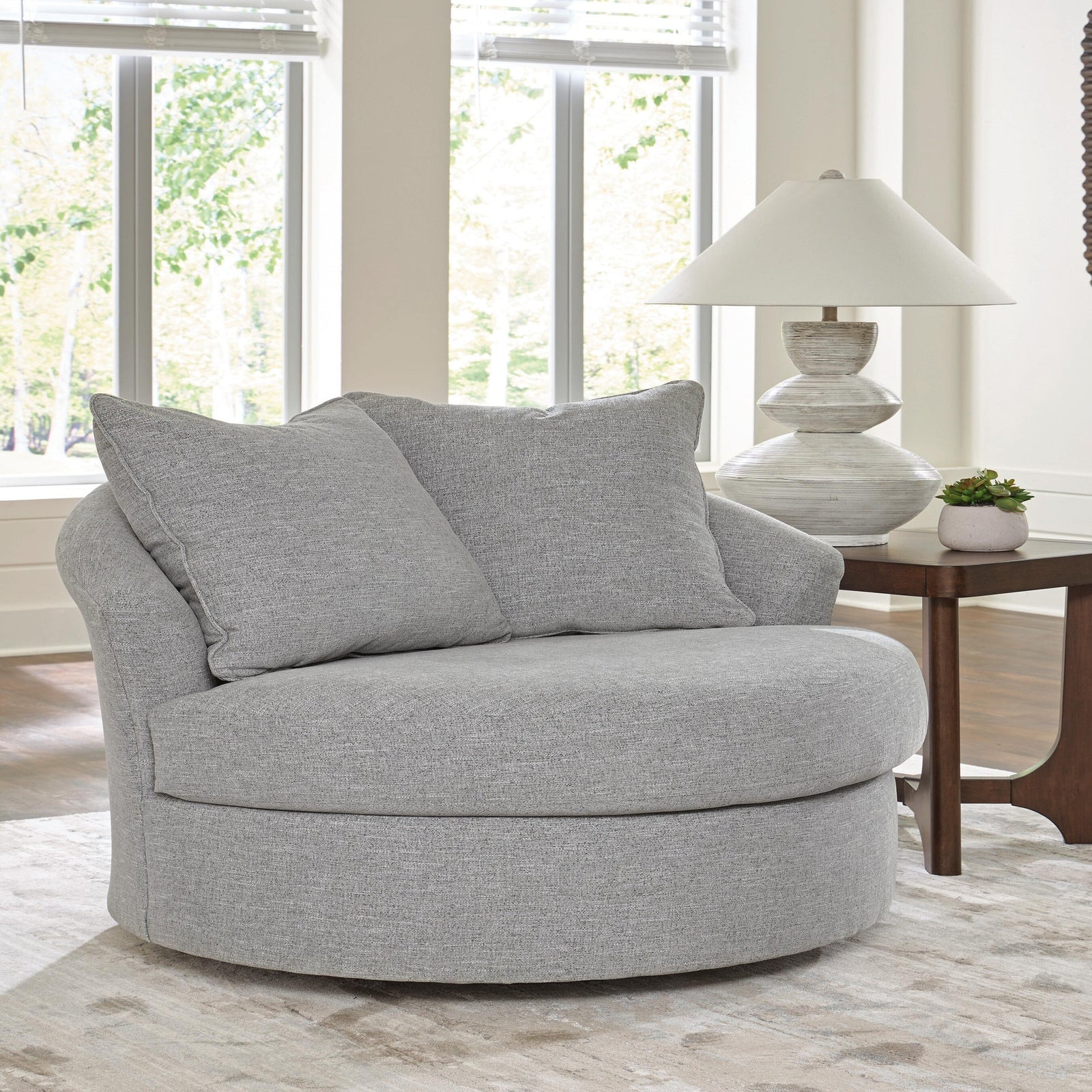 UrbanCrest Swivel Accent Chair (PC20804-SI) - Image 5