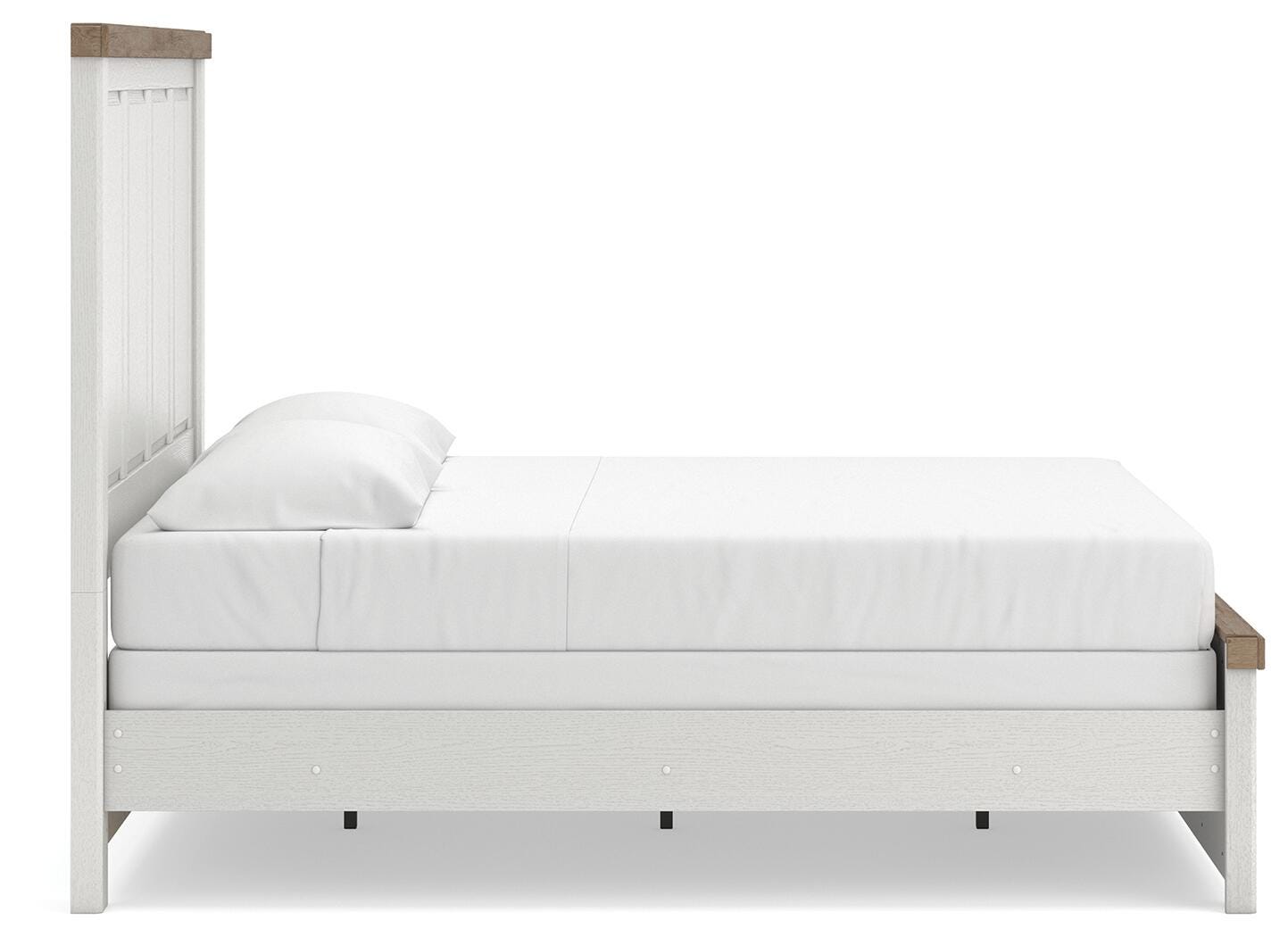 Savonport Panel Bed - White/Brown  (B4615-SI) - Image 4
