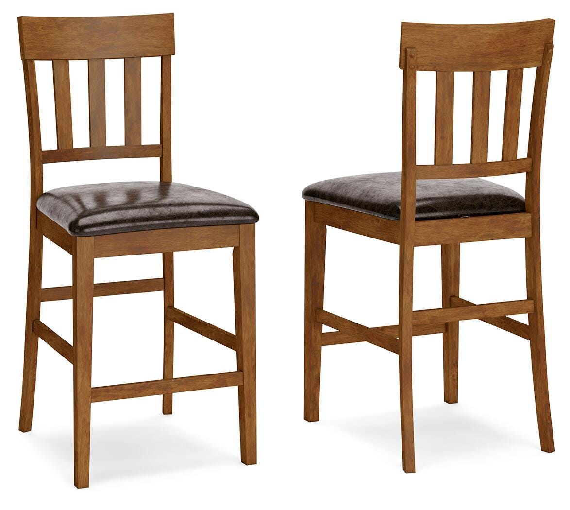 Ralene Counter Height Bar Stool (Set of 2) (D594-SI)