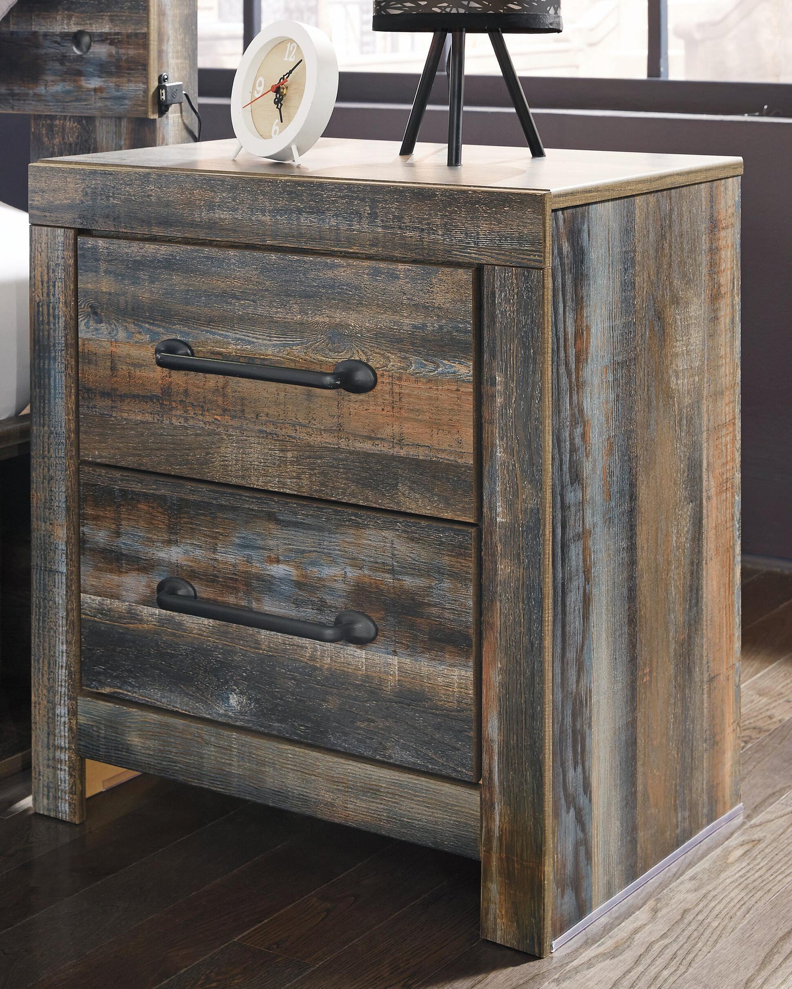 Drystan Panel Bed with Storage, Dresser, Mirror, Chest and 2 Nightstands - Multi  (B211-SI) - Image 14