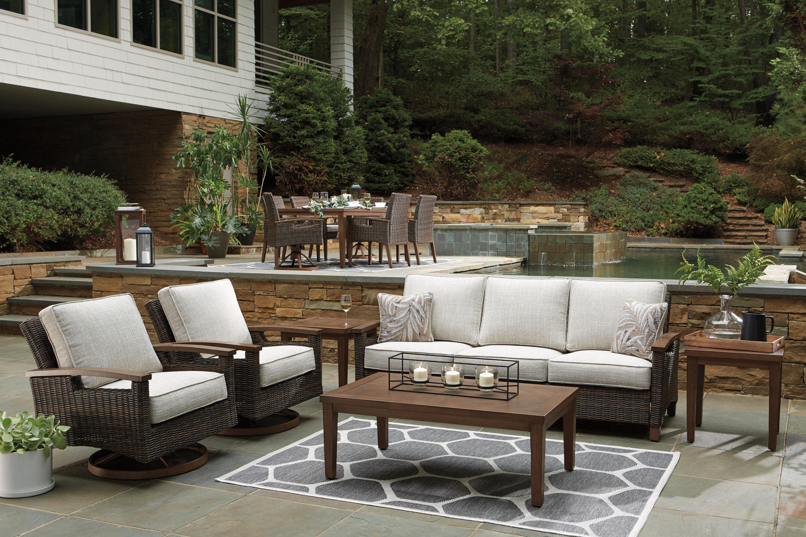 Paradise Trail Sofa with Cushion (P750-SI) - Image 45