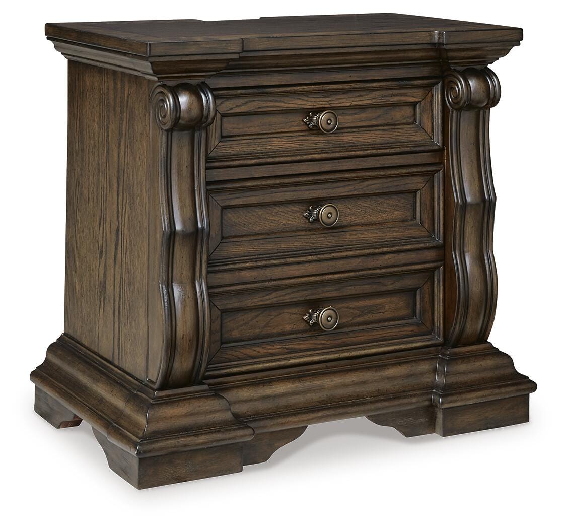 Maylee Panel Bed, Dresser, Mirror, Chest and Nightstand (B947-SI) - Image 14