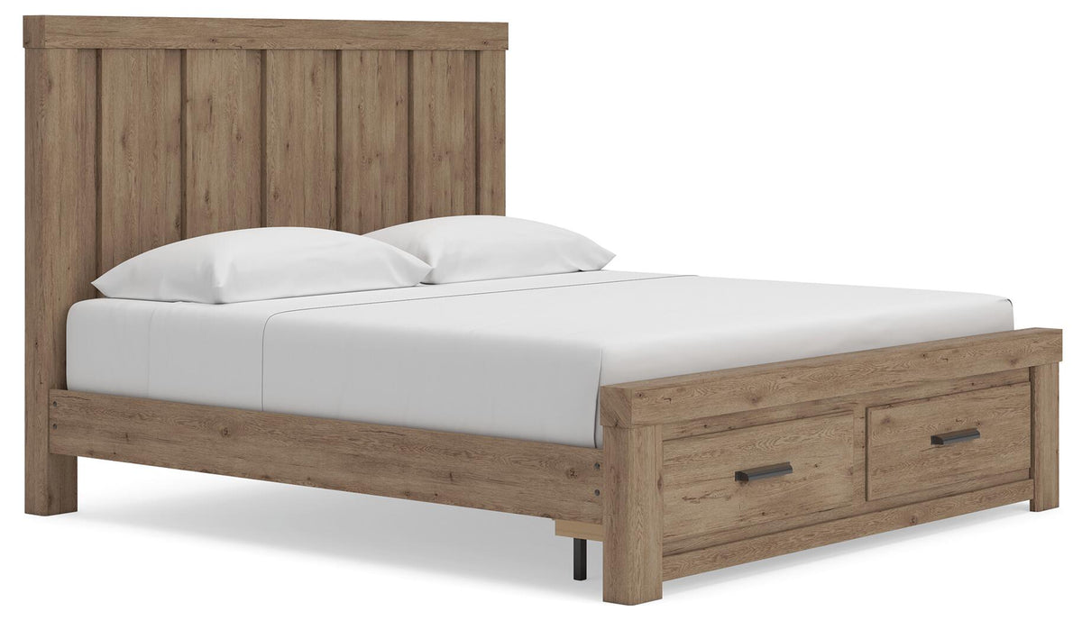 Oliandon King Panel Storage Bed (PCB2844-SI)